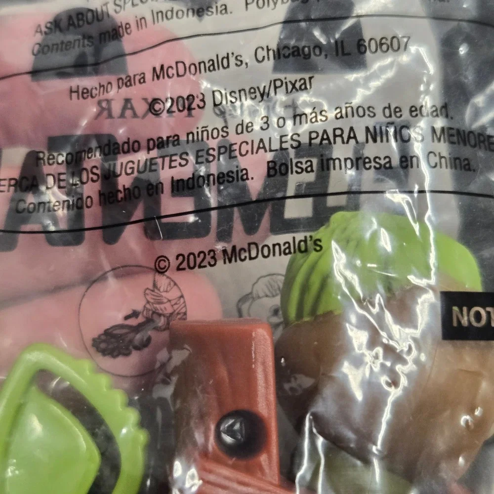 McDonalds 2023 Disney Pixar Elemental Clod On The Log Trike Happy Meal Toy #3